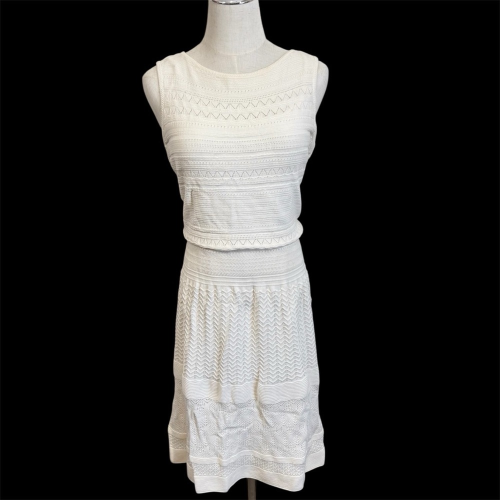 Lauren Ralph Lauren Crochet Knit Dress Size XL Boho Coastal Rodeo Romantic Ranch - Picture 4 of 7